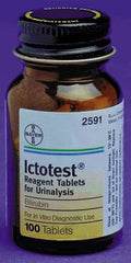 Fisher Scientific Reagent Tablet Ictotest® Bilirubin 100 per Bottle