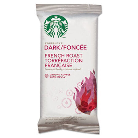 Starbucks® Coffee, French Roast, 2.5oz Bag, 18 Bags/Box