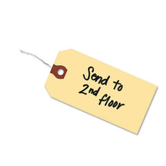Avery® Double Wired Shipping Tags, 11.5 pt. Stock, 2.75 x 1.38, Manila, 1,000/Box
