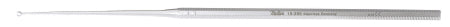 Miltex Ear Curette Miltex® Buck 6-1/2 Inch Length Single-ended Handle Size 2 Tip Straight Blunt Loop Tip - M-157478-4555 - Each