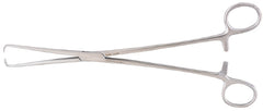 Miltex Uterine Tenaculum Forceps Miltex® Schroeder-Braun 9-3/4 Inch Length OR Grade German Stainless Steel NonSterile Ratchet Lock Finger Ring Handle Straight Pointed Tip - M-157487-2481 - Each