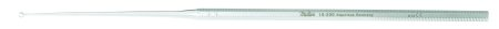 Miltex Ear Curette Miltex® Buck 7-1/2 Inch Length Single-ended Handle Size 1 Tip Angled Blunt Loop Tip - M-157515-2639 - Each