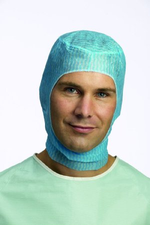 Precept Medical Products Surgical Hood One Size Fits Most Blue Tie Closure