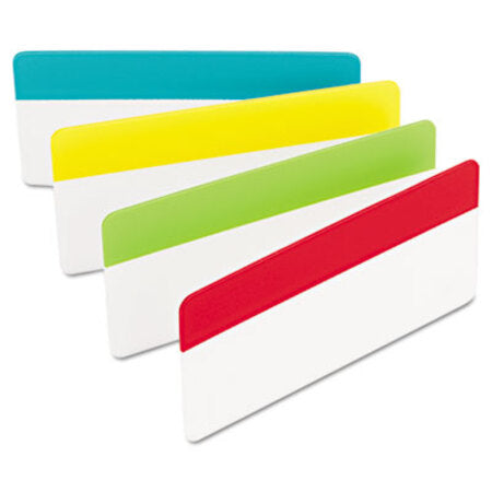 Post-it® Tabs Tabs, 1/3-Cut Tabs, Assorted Colors, 3" Wide, 24/Pack