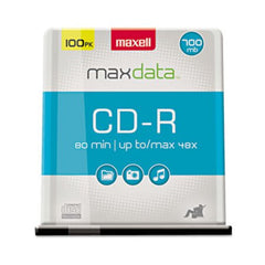 CD-R Discs, 700MB/80min, 48x, Spindle, Silver, 100/Pack