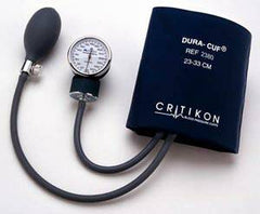 GE Healthcare Aneroid Sphygmomanometer with Cuff Dura-Cuf® 2-Tube Pocket Size Hand Held Adult Large Cuff