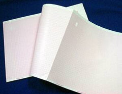 Vyaire Medical ECG Recording Paper Marquette™ Thermal Paper 8-1/2 X 11 Inch Z-Fold Red Grid