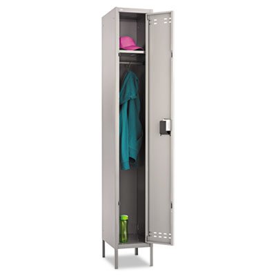 Safco® Single-Tier Locker, 12w x 18d x 78h, Two-Tone Gray