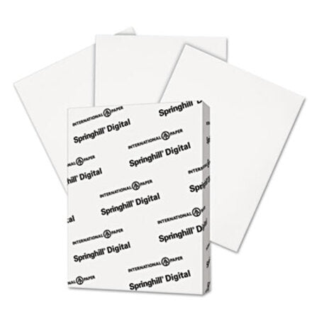 Springhill® Digital Index White Card Stock, 92 Bright, 90lb, 8.5 x 11, White, 250/Pack