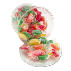 Office Snax® Assorted Fruit Slices Candy, Individually Wrapped, 2 lb Resealable Plastic Tub