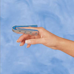 DeRoyal Finger Splint DeRoyal® Medium Without Fastening Left or Right Hand Silver