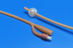 Cardinal Foley Catheter Kenguard™ 2-Way Standard Tip 30 cc Balloon 20 Fr. Silicone Oil Coated Latex