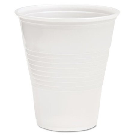 Boardwalk® Translucent Plastic Cold Cups, 12 oz, Polypropylene, 20 Cups/Sleeve, 50 Sleeves/Carton
