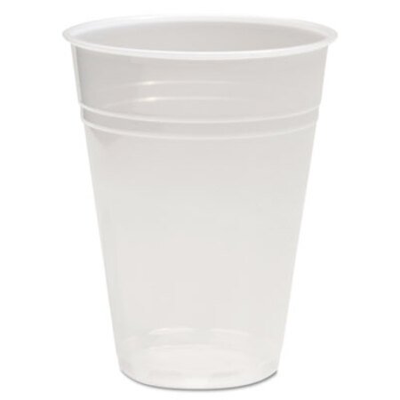 Boardwalk® Translucent Plastic Cold Cups, 10 oz, Polypropylene, 10 Cups/Sleeve, 100 Sleeves/Carton