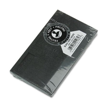 s® Pre-Inked Felt Stamp Pad, 6.25 x 3.25, Black