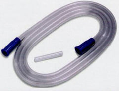 Cardinal Suction Connector Tubing Argyle® 10 Foot Length 0.25 Inch ID Sterile Universal Molded Connector Clear NonConductive PVC