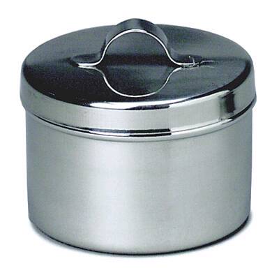 Graham-Field Ointment Container 2.5 X 3.12 Inch Stainless Steel Silver 8 oz. 2-1/2 X 3-1/8 Inch - M-141907-1429 - Each