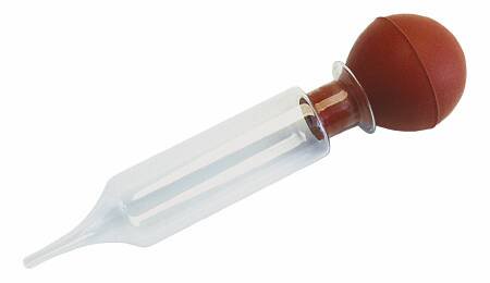 Graham-Field Irrigation Bulb Syringe Grafco® 1 oz. Reusable NonSterile Individually Boxed Rubber, Flint Glass