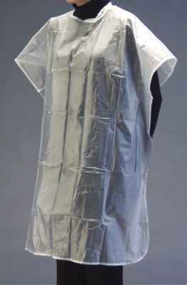 Graham-Field General Purpose Apron Pullover Style Clear Disposable