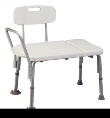 Graham-Field Lumex® Imperial Collection Bath Transfer Bench Reversible Arm 17-1/2 to 21-1/2 Inch Seat Height 400 lbs. Weight Capacity