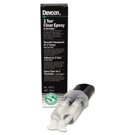 Devcon® 2 Ton Clear Epoxy, 0.85 oz, Dries White