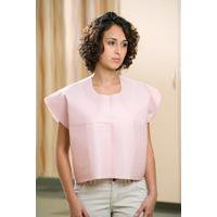 Graham Medical Products Exam Cape White One Size Fits Most Front / Back Opening Without Closure Unisex
