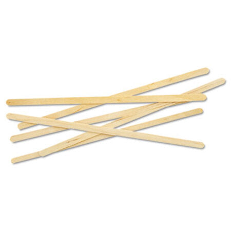 Eco-Products® Renewable Wooden Stir Sticks - 7", 1000/PK, 10 PK/CT