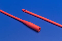 Cardinal Urethral Catheter Dover™ Robinson Tip Red Rubber 18 Fr. 16 Inch