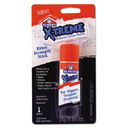 s® X-TREME School Glue Stick, 0.88 oz, Applies and Dries Clear