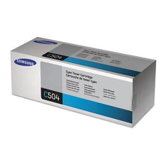 Samsung SU029A (CLT-C504S) Toner, 1,800 Page-Yield, Cyan