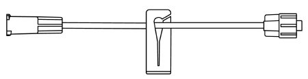 B. Braun Extension Set 6 Inch Tubing Without Ports 0.2 mL Priming Volume DEHP-Free - M-166634-3950 - Case of 100