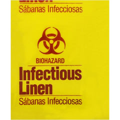 Medegen Medical Products LLC Biohazard Laundry Bag Medegen Medical Products 12 - 16 gal. Yellow Bag LLDPE 25 X 34 Inch - M-166639-3813 - Case of 250
