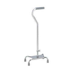 Apex-Carex Healthcare Large Base Quad Cane Carex® Aluminum 28 to 37 Inch Height Silver