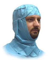 Precept Medical Products Surgical Hood One Size Fits Most Blue Pull On Closure