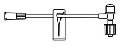 B. Braun Extension Set 4 Inch Tubing 1 Port 0.1 mL Priming Volume DEHP-Free - M-167350-4669 - Each