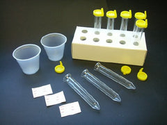 Globe Scientific Urine Specimen Collection Kit Uri-Pak™ 3.5 oz. Cup / 12 mL Tube Polystyrene Tube Collection Cup / Urine Collection Tube NonSterile