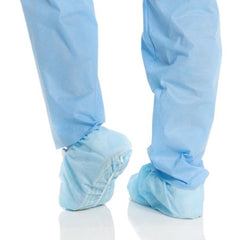 O&M Halyard Inc Shoe Cover X-tra Traction® One Size Fits Most Shoe High Nonskid Sole Blue NonSterile