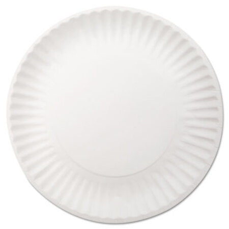 Dixie® White Paper Plates, 9" dia, 250/Pack, 4 Packs/Carton