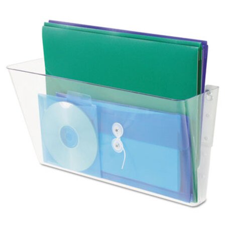 Deflecto® Stackable DocuPocket Wall File, Legal, 16 1/4 x 4 x 7, Clear