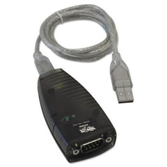 Tripp Lite USB-A to Serial Adapter (DB9), Keyspan, High-Speed (M/M), Detachable Cable, TAA