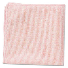 Rubbermaid® Commercial Microfiber Cleaning Cloths, 16 x 16, Pink, 24/Pack