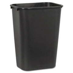 Boardwalk® Soft-Sided Wastebasket, 41 qt, Plastic, Black