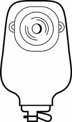 Hollister Urostomy Pouch Premier™ One-Piece System 9 Inch Length 1-3/8 Inch Stoma Drainable