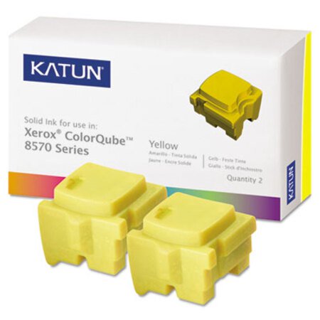 Katun Compatible 108R00928 Solid Ink Stick, 4,400 Page-Yield, Yellow