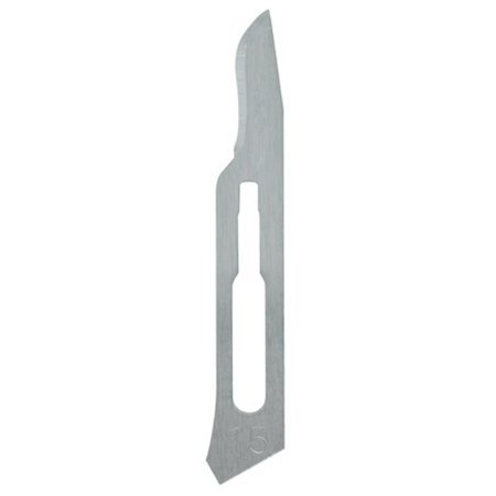 Miltex Surgical Blade Miltex® Carbon Steel No. 15 Sterile Disposable Individually Wrapped - M-169624-1072 - Box of 100