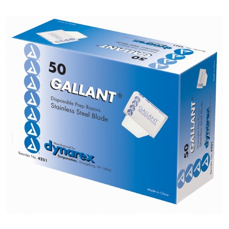 Dynarex Surgical Prep Razor Gallant® Single Blade Disposable