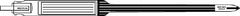 Precision Dynamics Identification Wristband Safeguard® Sealident® Insert Card Adhesive Closure Without Legend - M-170046-1006 - Box of 250