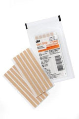 Skin Closure Strip Steri-Strip Elastic 1/4 X 4 Inch Nonwoven Material Flexible Strip Tan