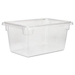 Rubbermaid® Commercial Food/Tote Boxes, 5 gal, 12 x 18 x 9, Clear