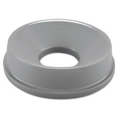 Rubbermaid® Commercial Untouchable Funnel Top, Round, 16.25" diameter, Gray
